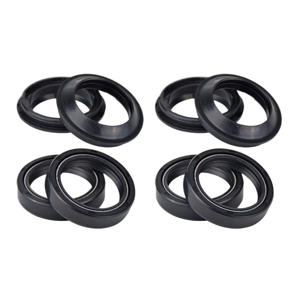 Joint Spi Pour Huile De Fourche 38x50x11 Compatible Avec Yamaha FZR400(4pcs seal 4pcs cover)