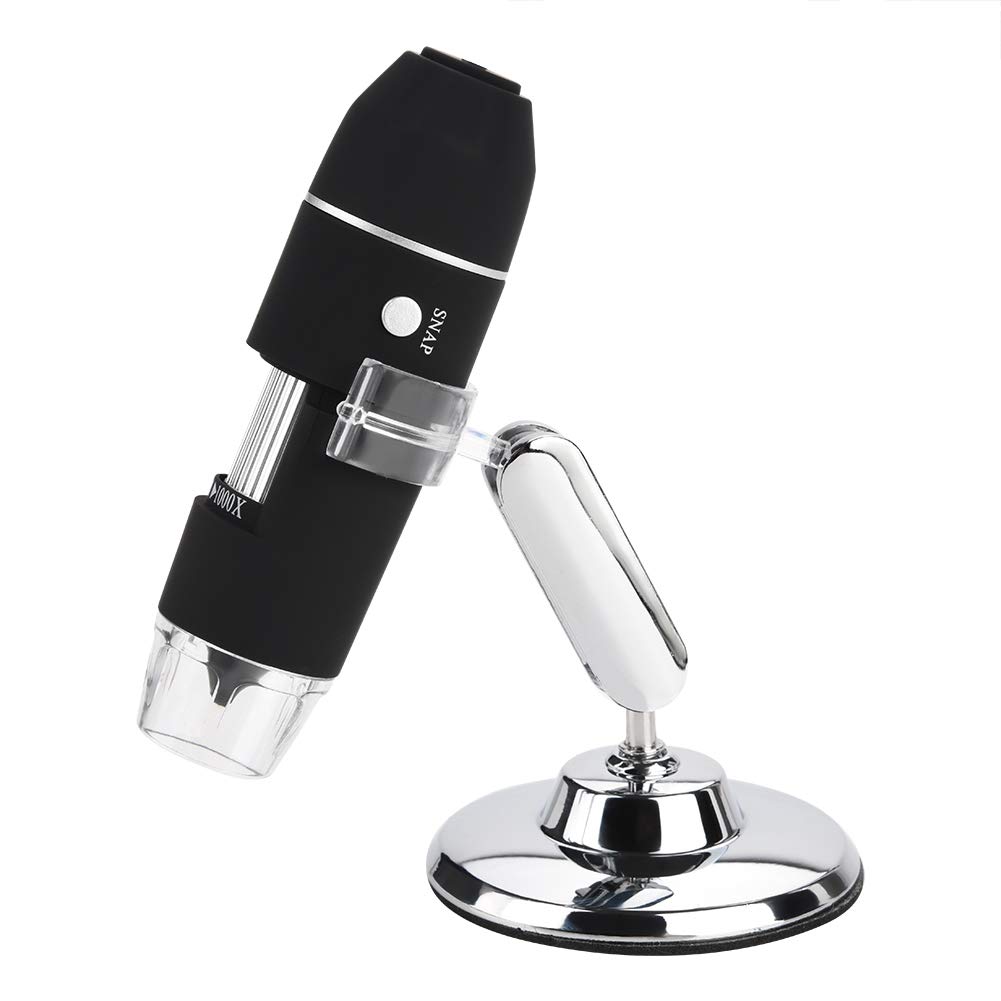 BTER USB Microscope, 0.3 Million Pixel Soft And Not Dazzling Light Source Supports Video Recording HD Microscope, Adult for Student