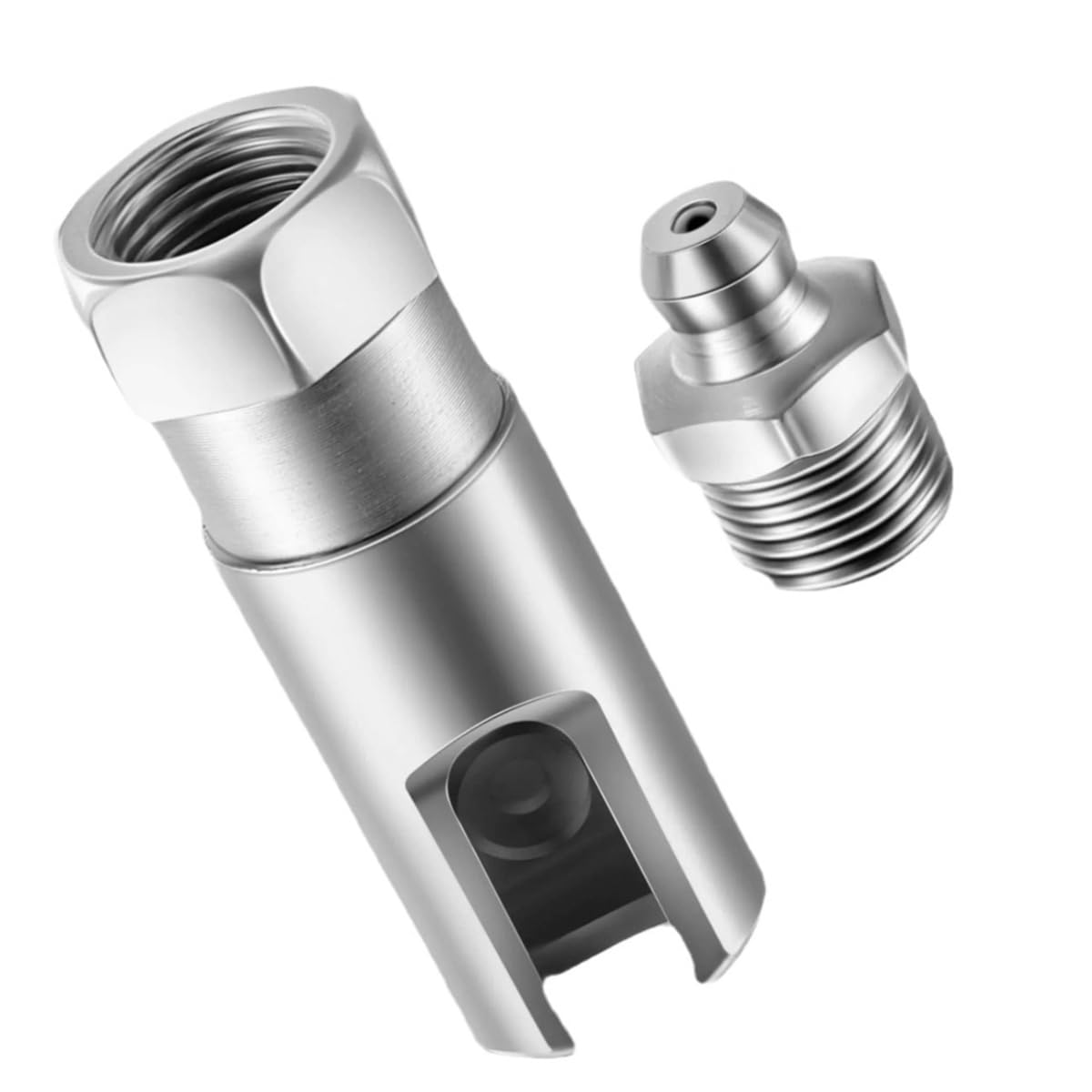 Sarini Raccordo per Grasso ad Angolo retto 90° NPT 1/8" Guarnizione per Pistola Camion agricoli