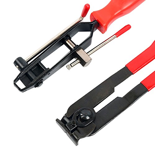 8Milelake Cv Joint Boot Clamps Pliers, 2Pcs Car Cv Joint Clamp Banding Tool Kit For Ear Hose Clamps On Fuel, Cooling System, Vacuum Hose #TOP1
