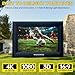 Inflatable Movie Screen Outdoor, 24FT Blow Up Projector Screen for Outside with Air Blower and Carry Bag, Support Front & Rear Projection Easy Set Up for Backyard Movie Night Pool Party