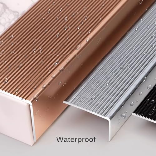 Escalera de aluminio contra desprendimientos en peldaños de azulejos y madera de 90 cm 8
