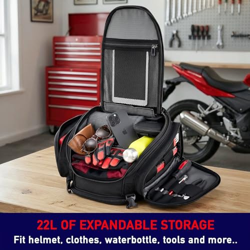 Bolsa trasera para moto Nomad 18-22L impermeable miniatura 4