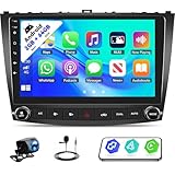 SIXTOP [2+64G] Android Car Stereo for Lexus IS250 IS200 IS220 IS300 IS350 2006-2012 with Carplay Android Auto Mirror Link Change Theme 10.1 inch Touchscreen FM RDS EQ Bluetooth WiFi GPS+Camera & MIC