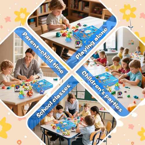 ifergoo air dry clay 36 colors magic foam diy molding clay for slime add ins amp slime supplies easy to use great gift for kids