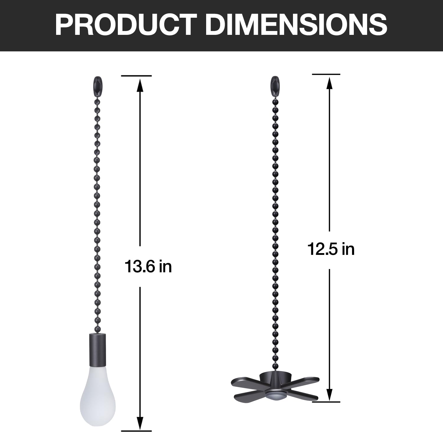 Ceiling Fan Pull Chain Extender - ORB -5 Ceiling Fan Pull Chain Extender - ORB -5