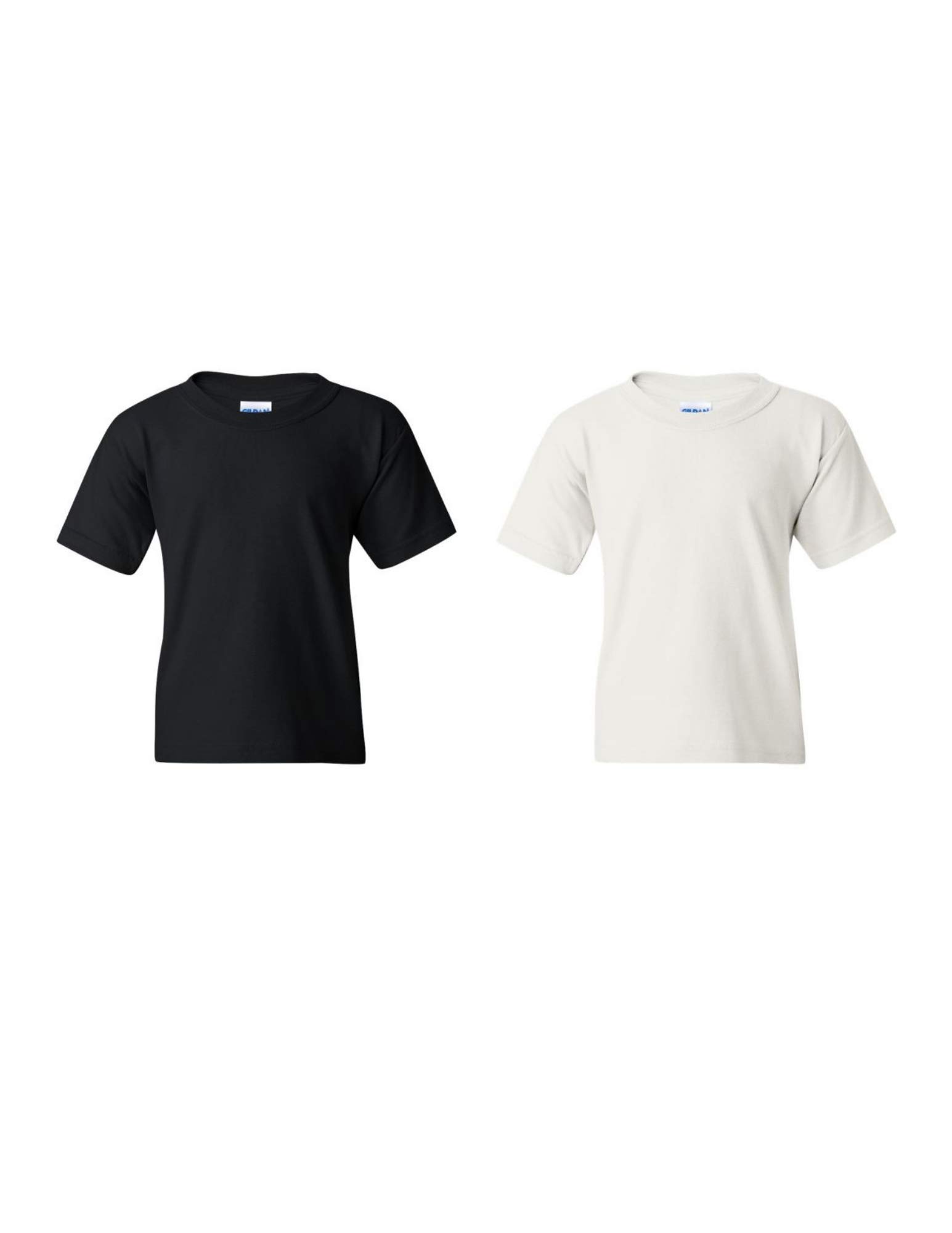 Gildan - Maglietta da bambino, motivo DryBlend - Blu - Medium