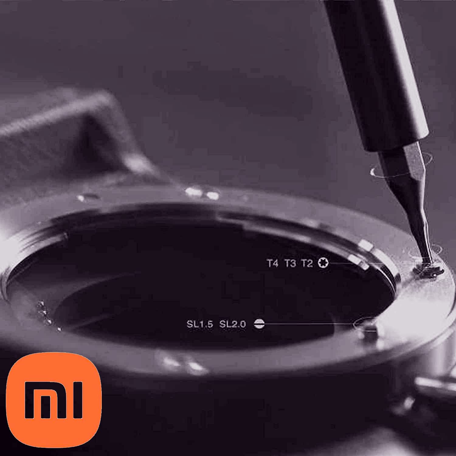 Mi Ultra Precision Cacciavite Kit 24 comuni punte per uso domestico, custodia in alluminio completamente magnetica - Un must have per piccole riparazioni
