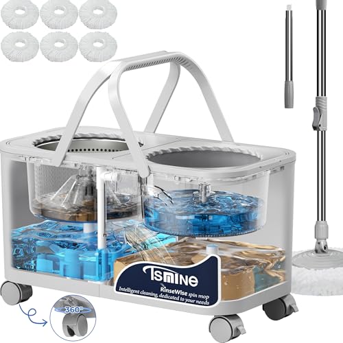 Compact Spin Mop for Apartments