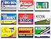 Astra-Derby-Shark-Lord-Treet-Voskhod-Big Ben 50 Quality Double Edge Razor Blades Sampler (9 different brands)