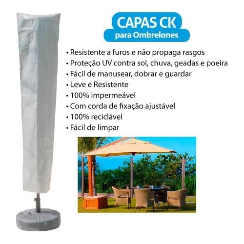 Capa Protetora Para Ombrelone Impermeável Proteção Uv CIKALA