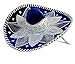 Royal Blue and White Mariachi Sombrero
