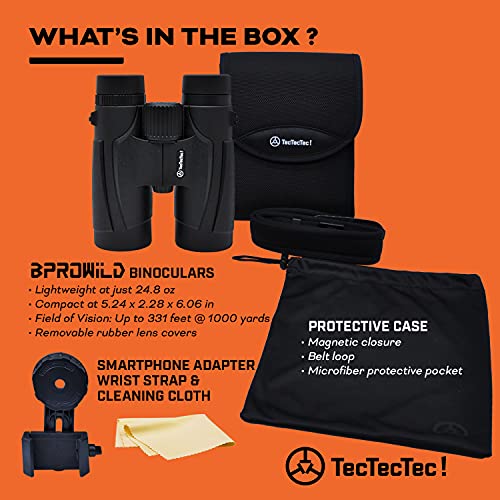 Binoculares TecTecTec BPRO Wild 10x42 Negro miniatura 2