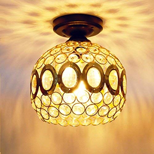 Plafonnier extérieur en fer forgé style américain rétro GZZ Deng 20cm