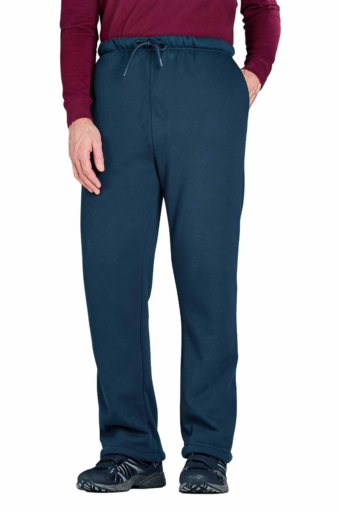 Pegasus Men's Sherpa-Lined Knitted Jog Pant Warm and Cozy Navy 48W / 29L