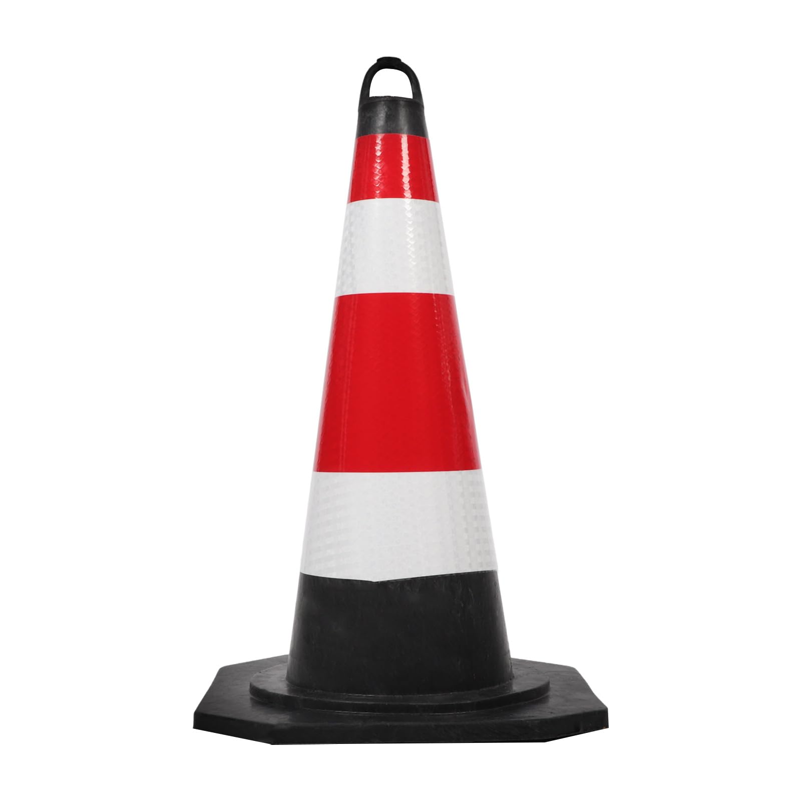 Cônes de signalisation extérieurs en plastique résistant pour la sécurité des parkings