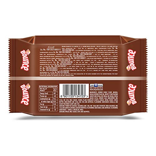 Sunfeast Bounce Choco Twist, 76 G/56 G, Chocolate