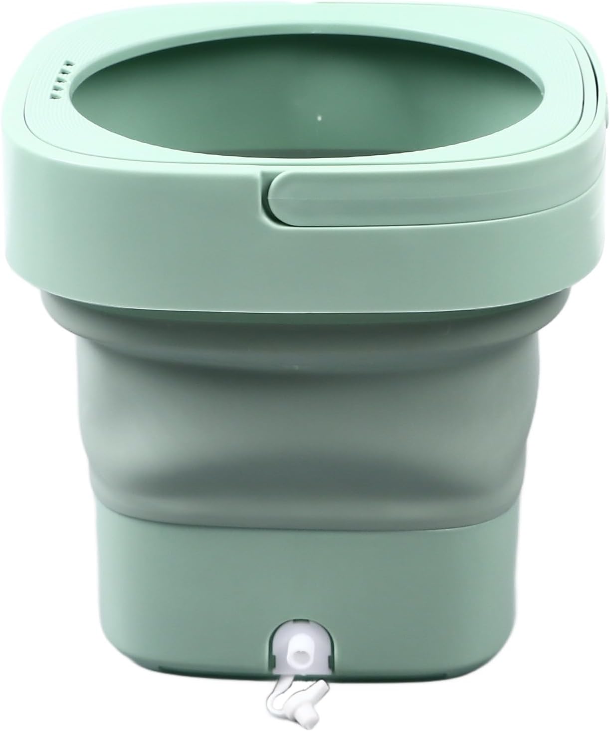 Portable Washing Machine,Underwear Washing Machine,Mini Foldable Washer 8L Capacity Drainage System,Deep Cleans Small Clothes for Apartment Dorm RV Travel & Hotel Use (Green)