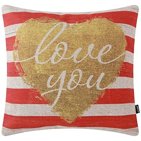 TRENDIN Valentine's Decorative Pillow Covers Cover