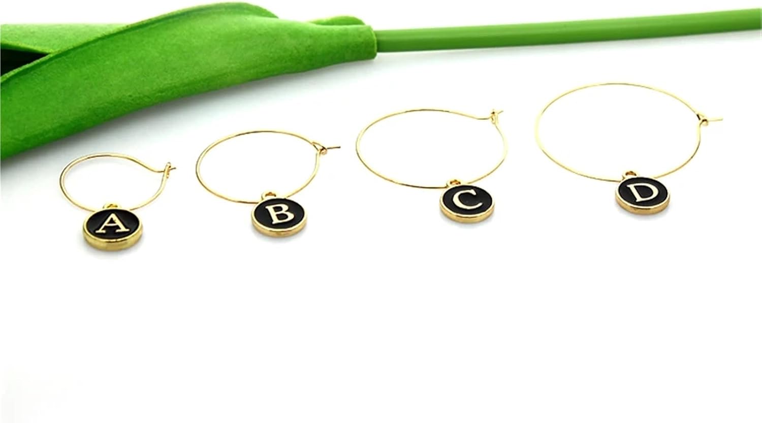Wine Charms For Stem Glasses 130pcs English Alphabet Letters Wine Glass Charms Delicate Useful Durable Cup Tags Markers Decorations For House Party