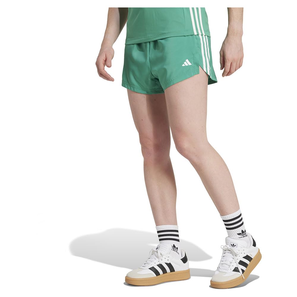 adidas Women Shorts | Hyglm WVN Sho | Green |-picture-48