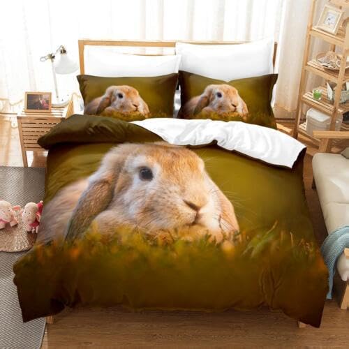 Funda nórdica cama 90 animales conejos el regalo de cumpleaños infantil ideal