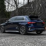 Hinten Splitter kompatibel mit Audi S3 /A3 S–Line 8Y (Sportback) 2020–2024