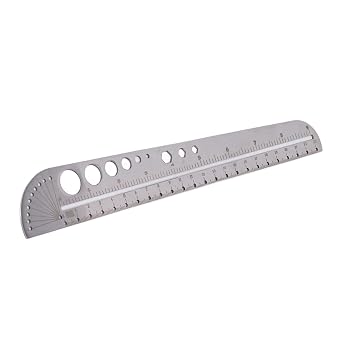 Stainless Steel Metal Ruler, Metal Yard Stick, Machinist Ruler, Suitable for Providing Precision Cutting and Machining Tasks