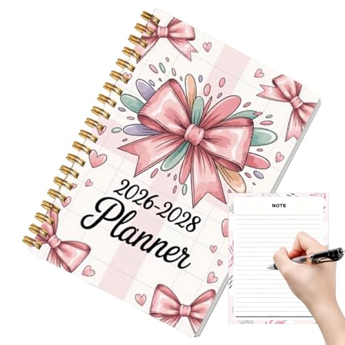 3-Jahres-Planer, Monatskalender 2026-2028, Hardcover, Mehrjahresorganizer, Premium blutsicheres Papier-Notizbuch, effiziente Zielsetzung, akademische & Arbeits-Nutzung, stilvolles Terminkalender für