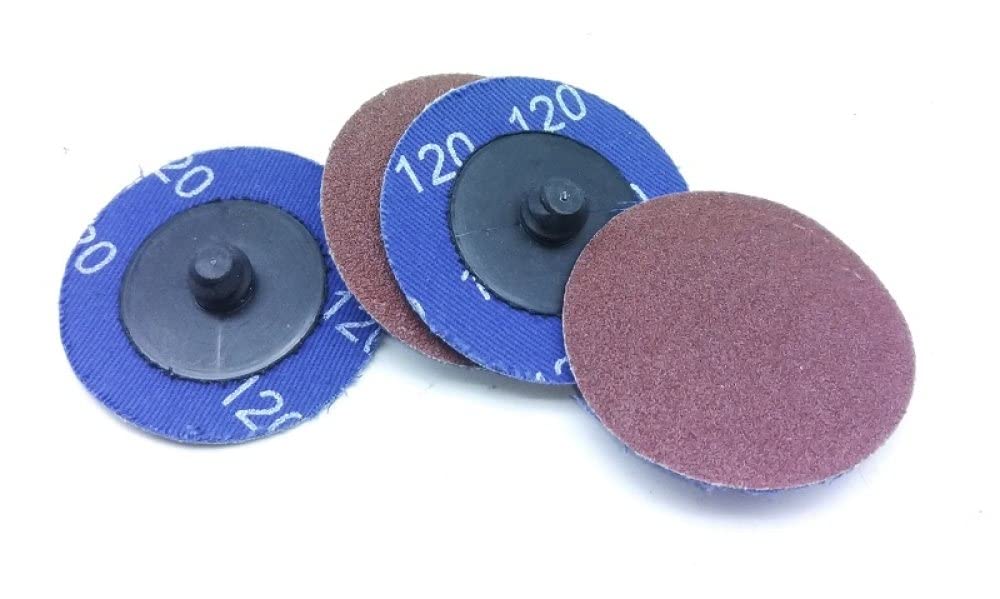 50 Stück 50 mm Schleifscheibe für Roloc Polierpadplatte 2 Quot; Schleifpapier Scheibe Schleifscheibe Schleifwerkzeuge 36-320#, 180#