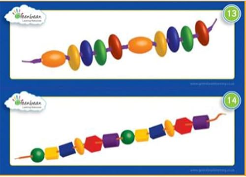 Greenbean Lacing Beads Activity Cards