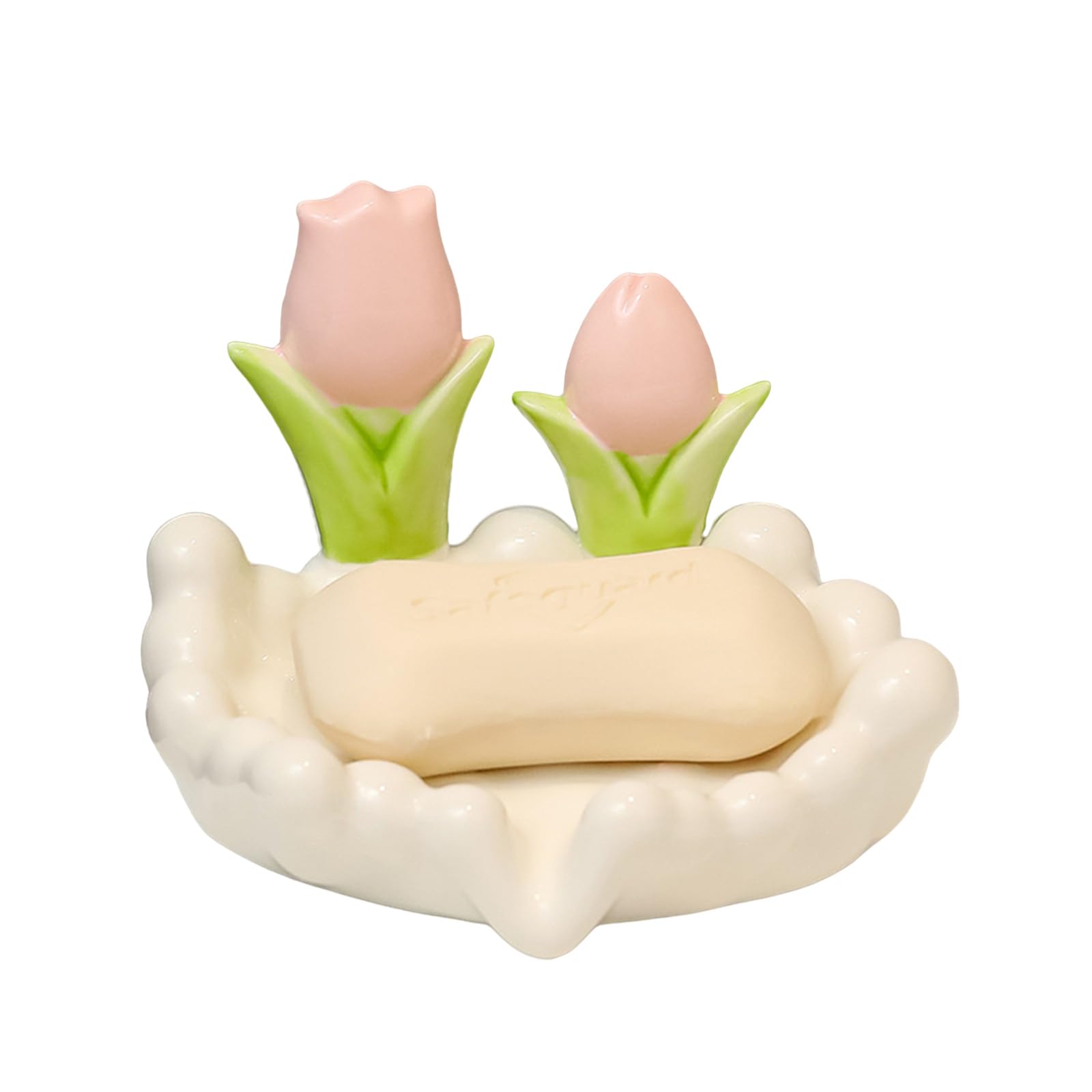 Kalttoy Creative Flower Soap Box Draining Antislip Soap Bathroom Access Holder for Bathroom Bath Tray