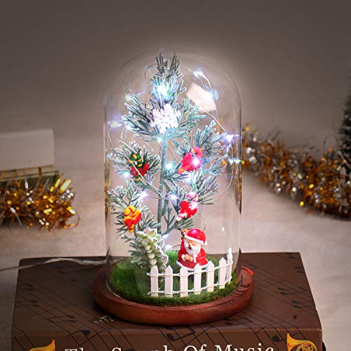 Timker Arbol Navidad Pequeño Arboles De Navidad con Luces Integradas Adornos Navideños...