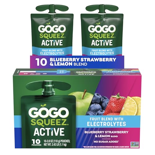 GoGo squeeZ Active Blueberry Strawberry Lemon