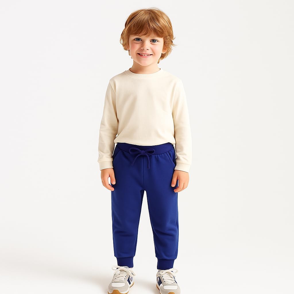 Boys Pants, Toddler 3 Pack Drawstring Elastic Sweatpants Cartoon Active Joggers - Image 2