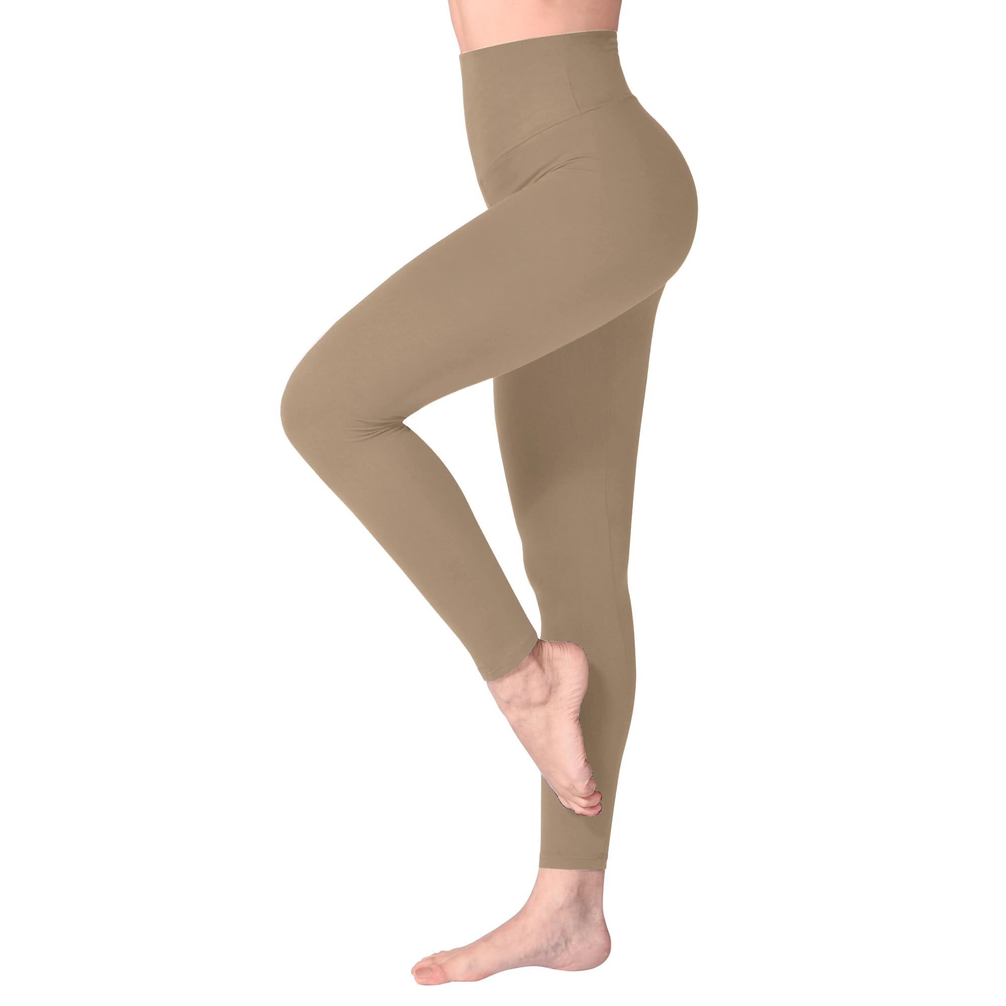 SINOPHANT Leggins Vita Alta Donna, Leggings Donna Fitness Pantaloni Yoga Controllo della Pancia Opaco Elastici Morbido per Sportivi o Casual