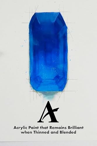 Miniatura 2 de Grumbacher Academy - Pintura acrílica, brillo, tubo de metal de 3.0 fl oz3 onzas, tono azul cobalto