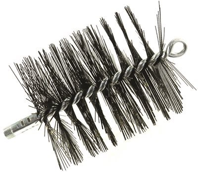 12'' Round Heavy-Duty (Poly) Chimney Brush 3/8'' NPT
