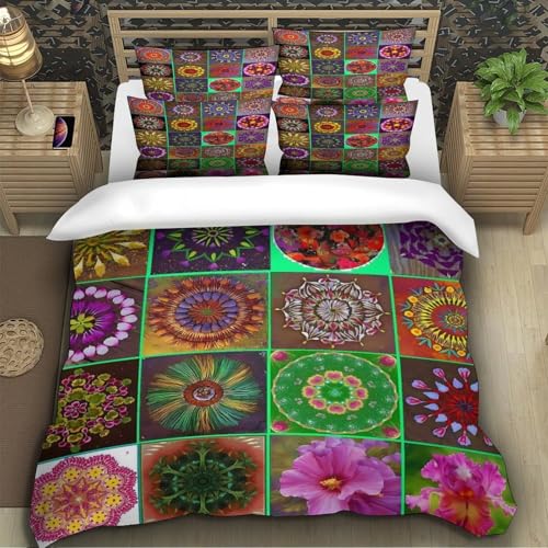 Housse de Couette 260x220 Hypoallergénique Légère en Microfibre 3D - 5