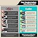 Kotkn 10 Tier Hanging Shoe Rack - Heavy Duty Behind The Door Hanging Shoe Rack, Sturdy Oxford Cloth, 20+ Pairs Over The Door Shoe Cabinet for Boots and Sneakers - Save 50% Closet Space! (Piano White)