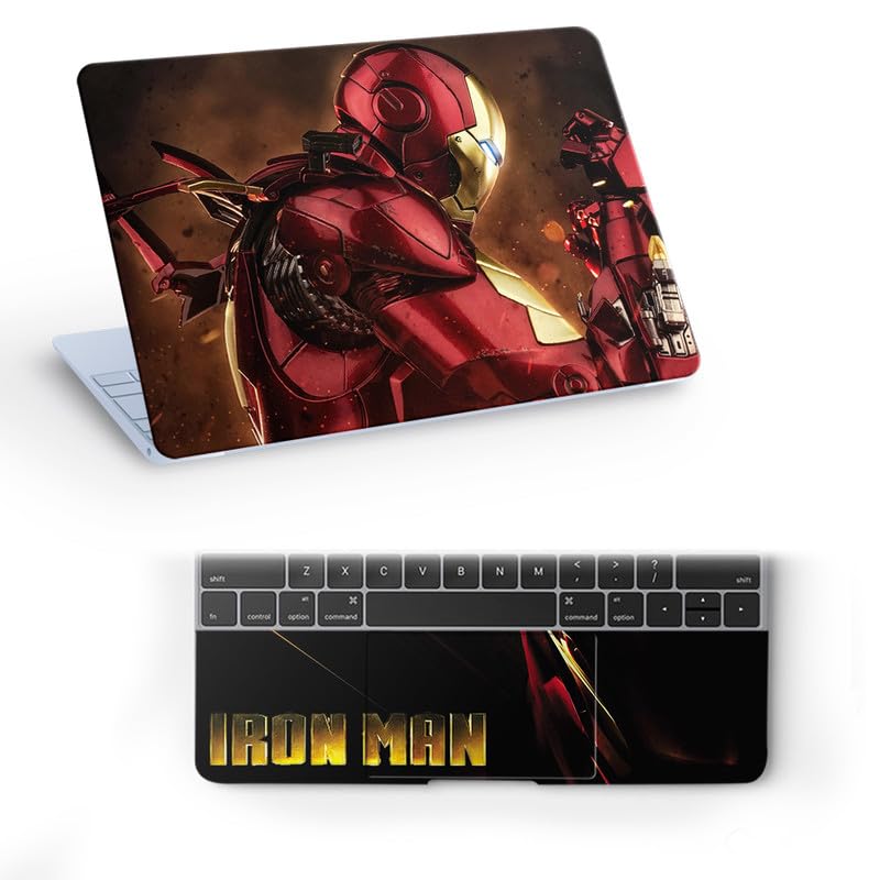 Galaxsia Ironman Full Vinyl Laptop Skin/Sticker/Cover for 17 to