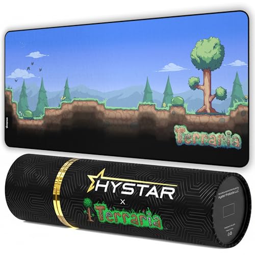 Tapis de souris Terraria Overworld XXL par Hystar pour le gaming étendu
