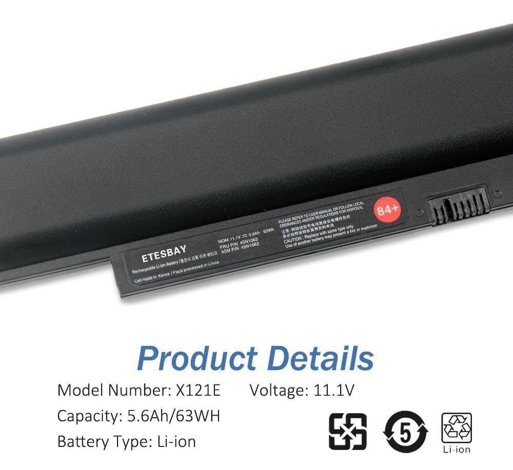 Vhbw Batteria BIOS Per Lenovo ThinkPad X120e, X100E, X121e – 150mAh 3V Li-Ion (Sostituisce 04W0331, 93P4905) - 2