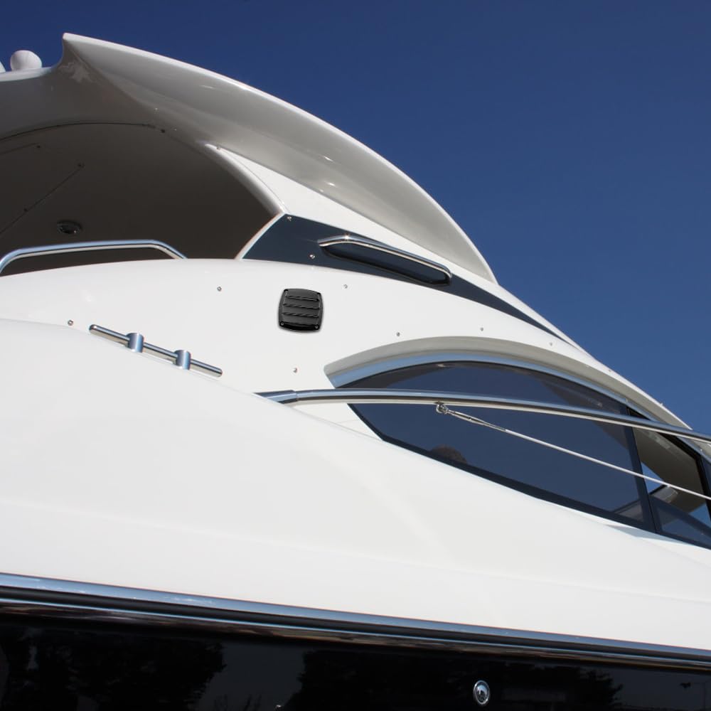 DONGKER Feritoia Barche,4 Pezzi Presa Aria per Barca Prese Aria a Persiana per Yacht Marine Barche Vela
