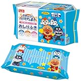 レック(LEC) アンパンマン 純水99% おしりふき デコボコ 厚手シート (60枚入×3個) 日本製/低刺激性 / 3種の桃エキス配合