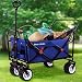 BEAU JARDIN Carretillas de Carro Plegable con Carro Plegable de Mano Carro...