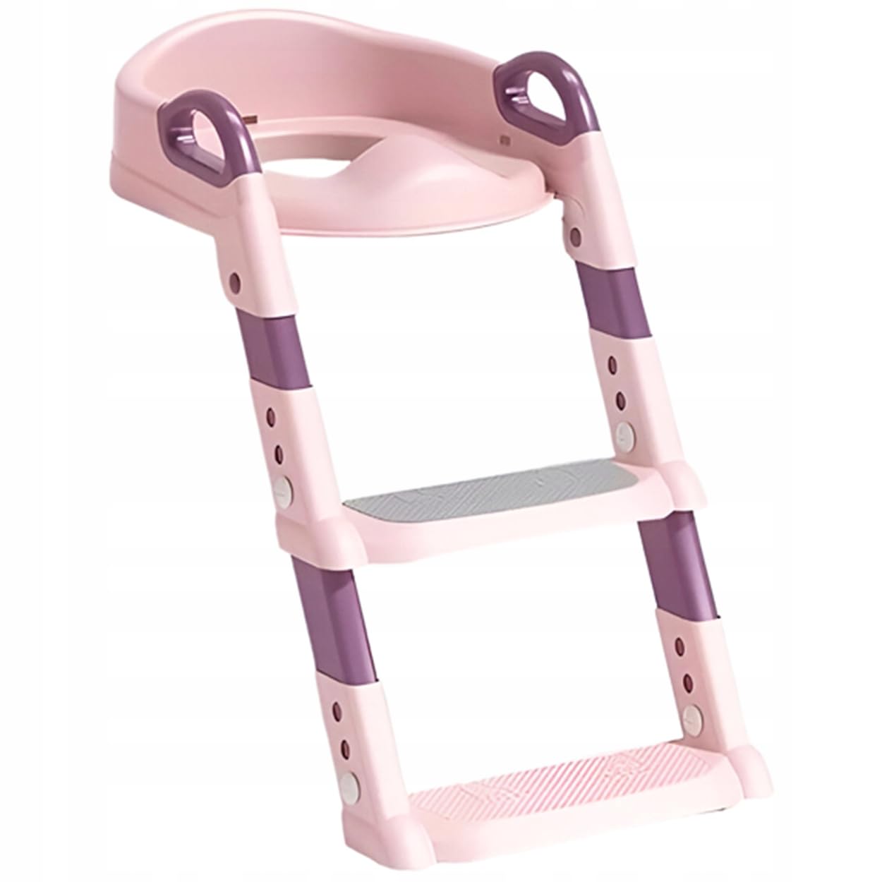 KIDDISTEP - Sedile WC con scaletta per bambini, colore: Rosa