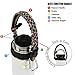 QeeCord Paracord Handle Compatible with Hydro Flask 2.0 Wide Mouth Water Bottle Carrier with New Ring and Carabiner, 12oz, 16oz,18oz, 32oz, 40oz, 64oz (64 oz Wide Mouth, Camo Without Compass)