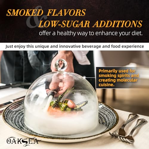 Old Fashioned Smoker Kit, Whiskey Smoker Kit with Smoking Gun, Gifts for Men Dad Him Stocking Stuffers, Smoker Box with Food Tray, 6PCS Flavor Wood Chips, Cocktail Smoker Kit (Butan Not Required) – Bild 8