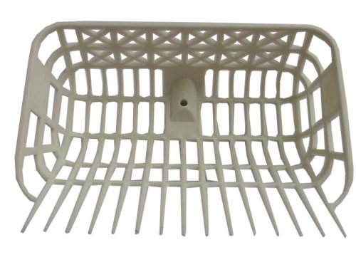 Shavings Fork Manure Fork Pro Tall with Side Sections Professional, Large, Cold-Resistant Plastic Muck Fork